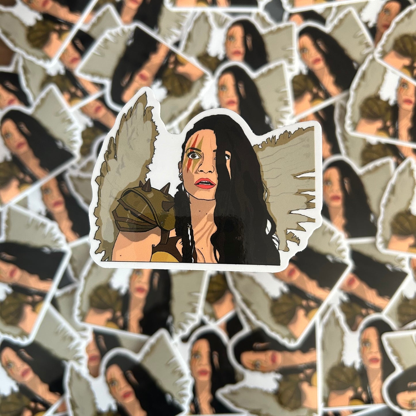 “Terrified Warrior” Sticker