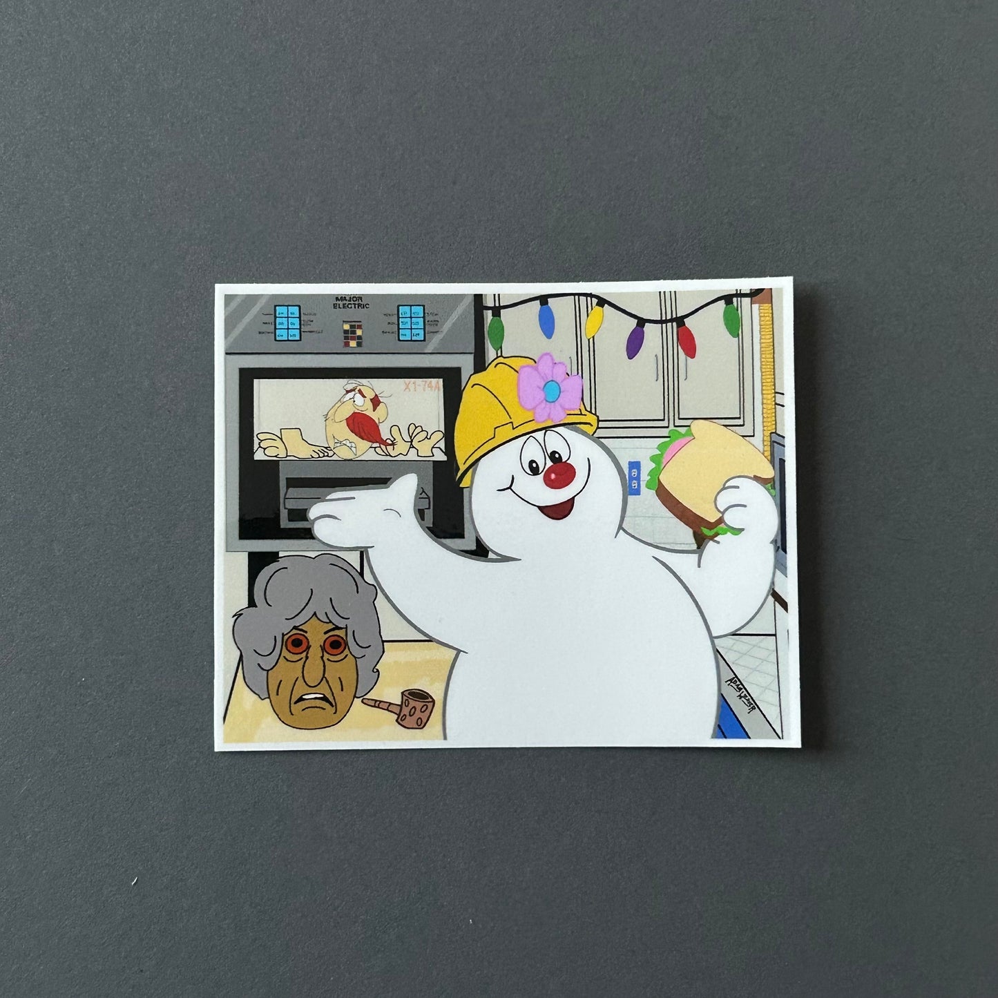 “Eat Up, Frosty!” Sticker