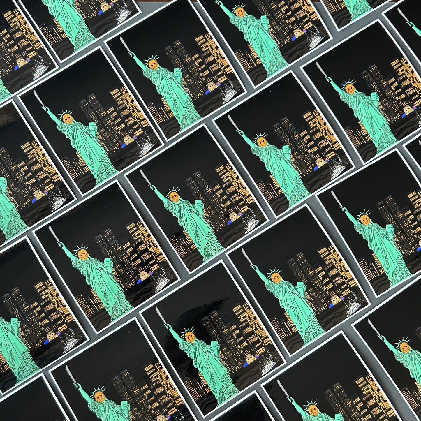 “Camp Liberty Island” Sticker