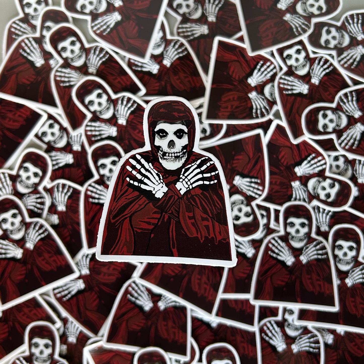 Crimson Ghost Sticker