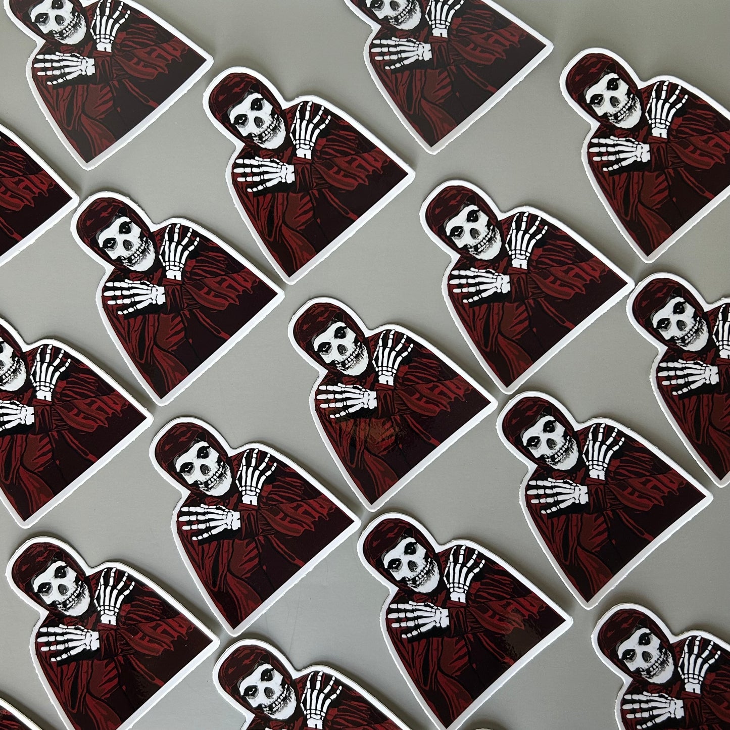 Crimson Ghost Sticker