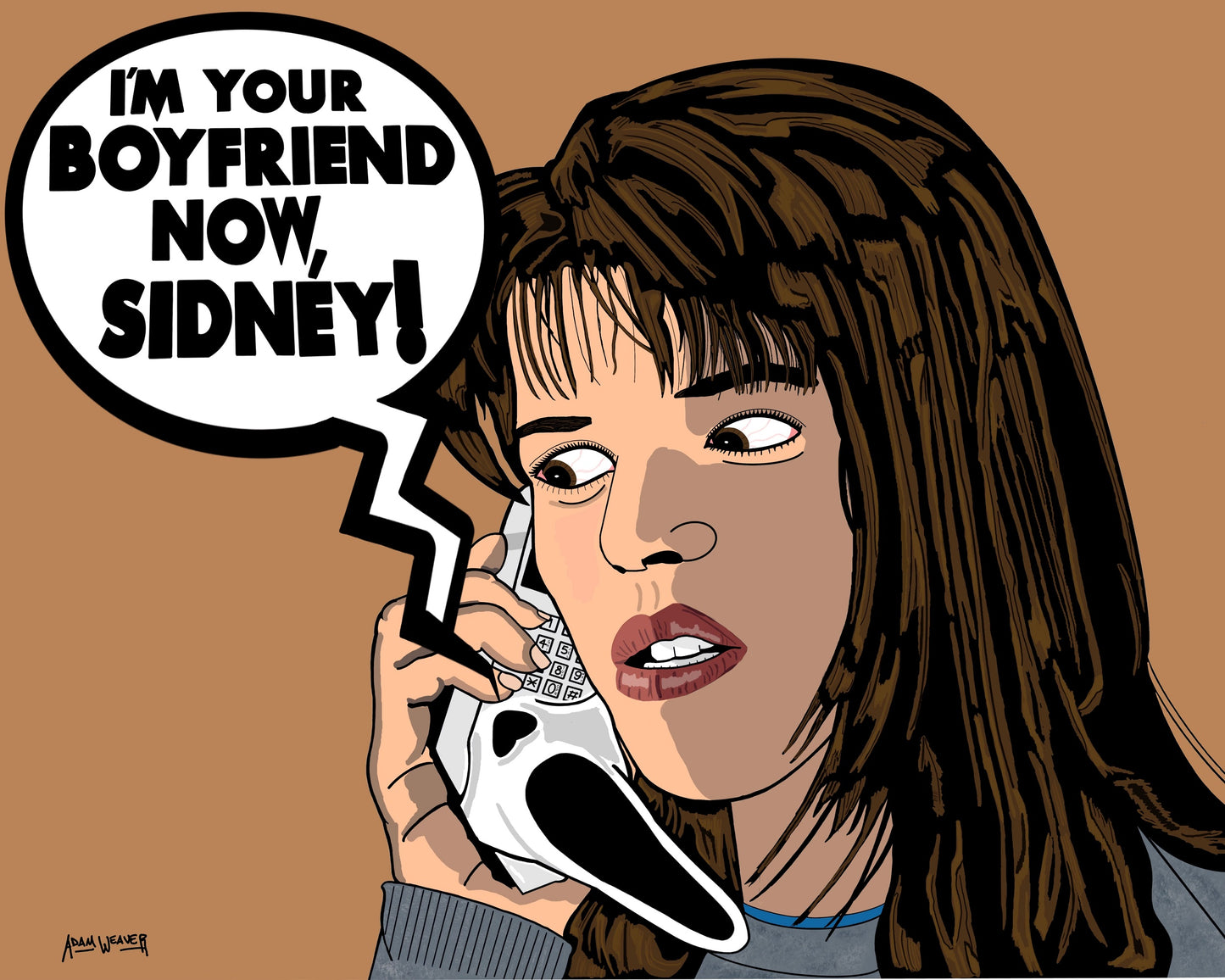 “I’m Your Boyfriend Now, Sidney" 8x10 Art Print