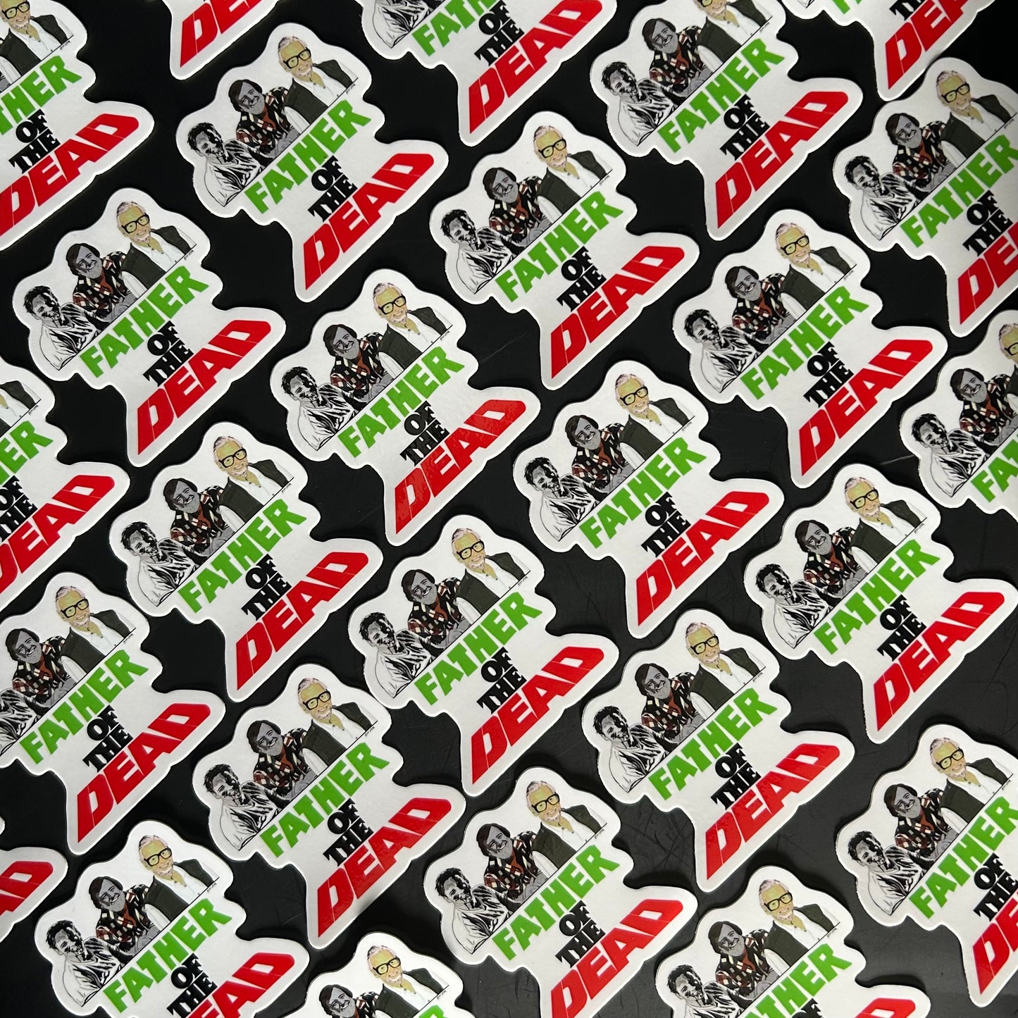 “Father of the Dead” Sticker - Zombie Version