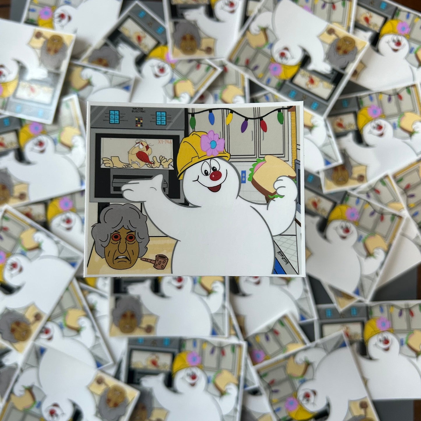 “Eat Up, Frosty!” Sticker