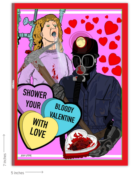 Valentine's Day 5x7 Folding Card