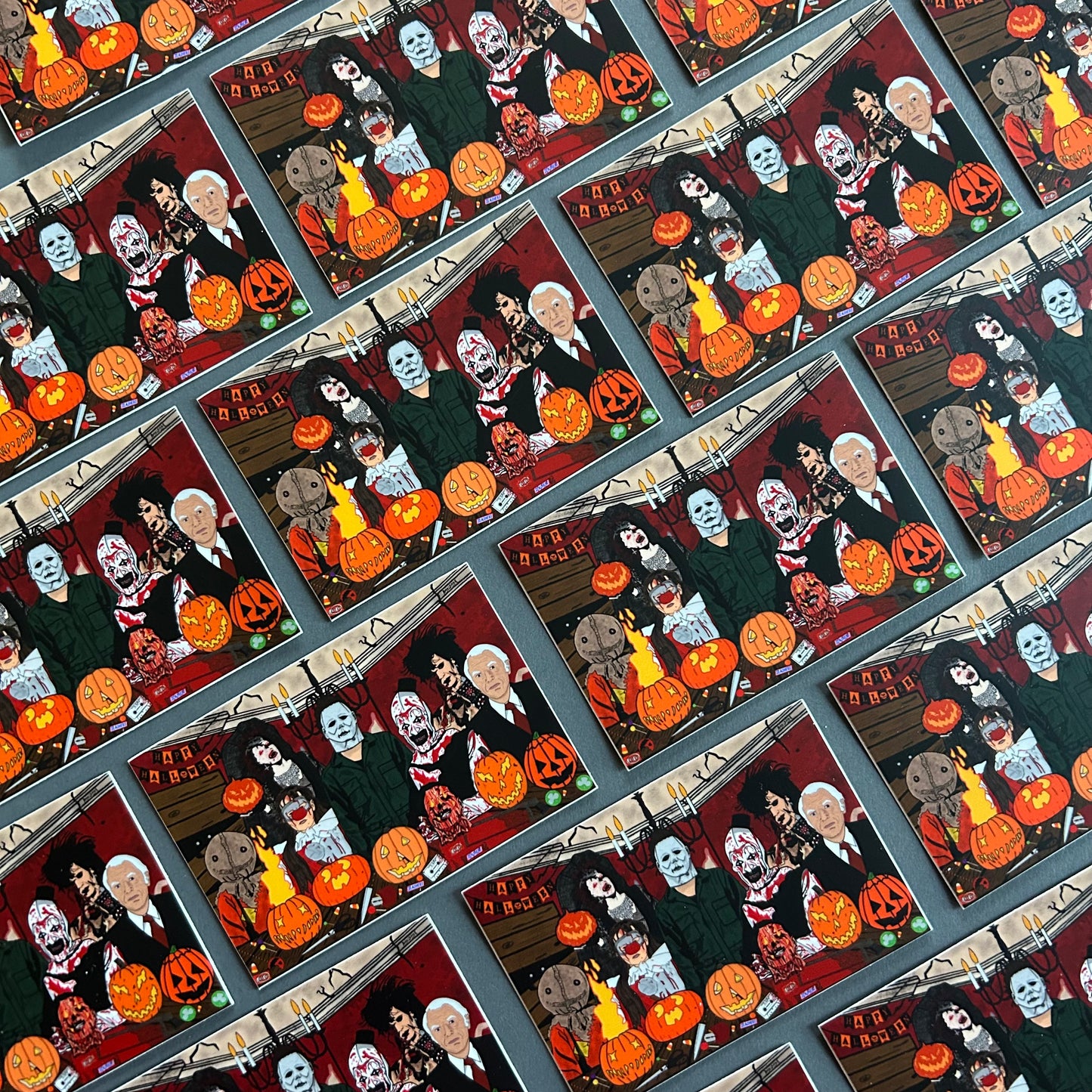 "Iconic Jack-O-Lanterns" Sticker