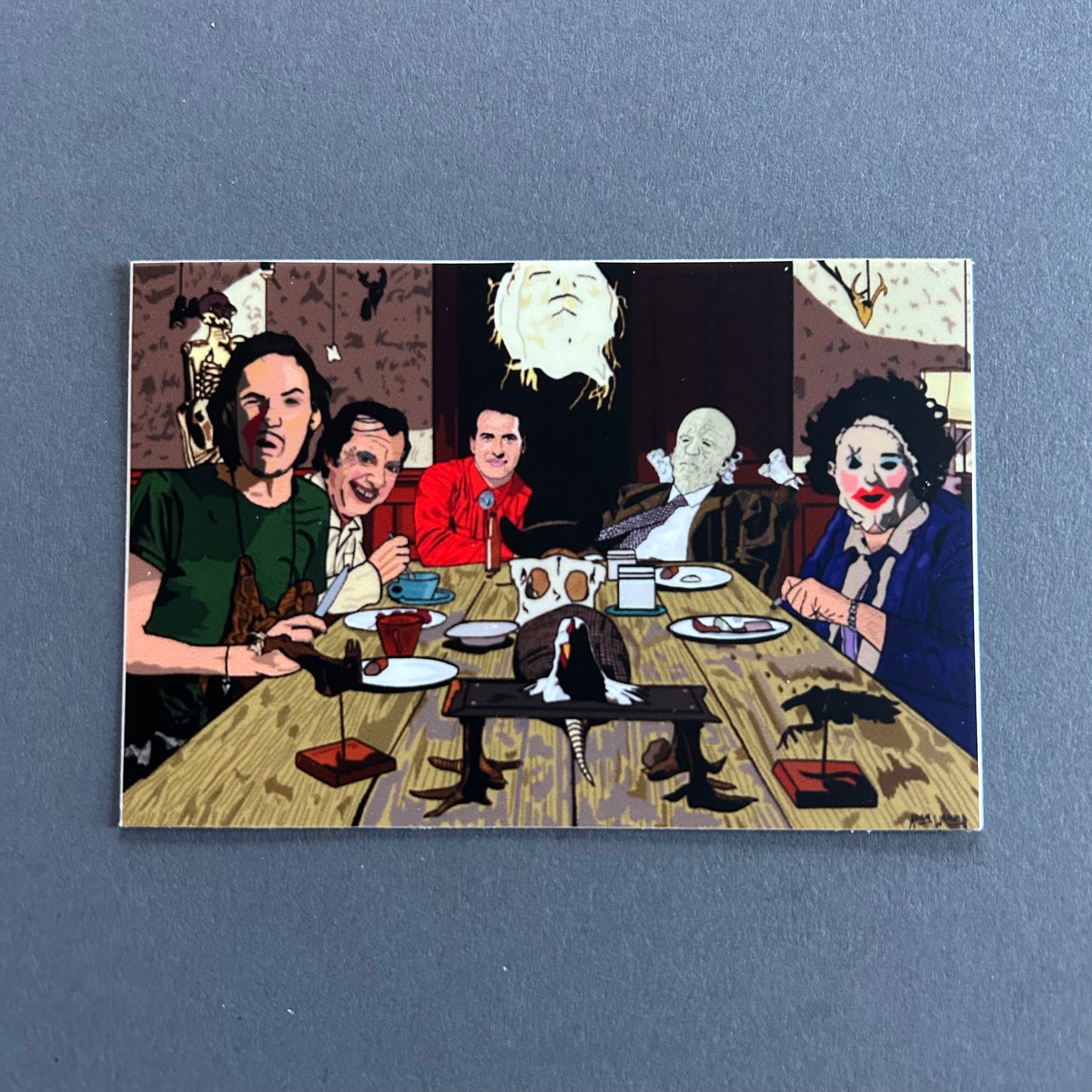 “4 Star Family BBQ” Sticker