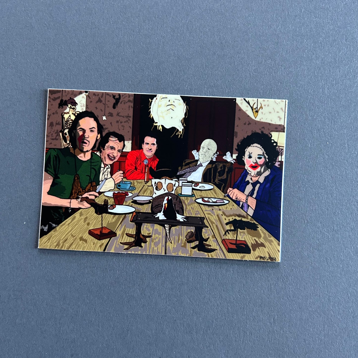“4 Star Family BBQ” Sticker