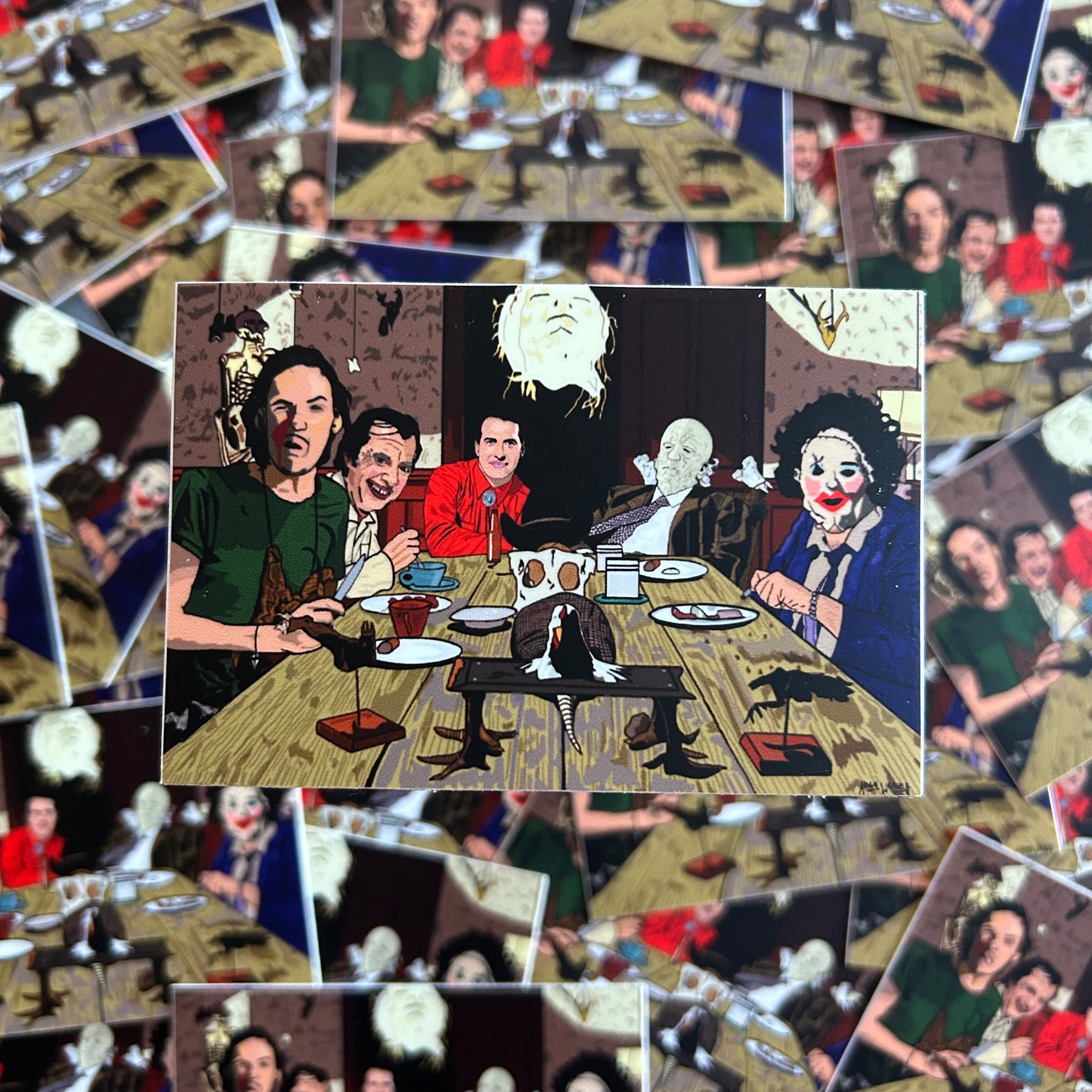“4 Star Family BBQ” Sticker