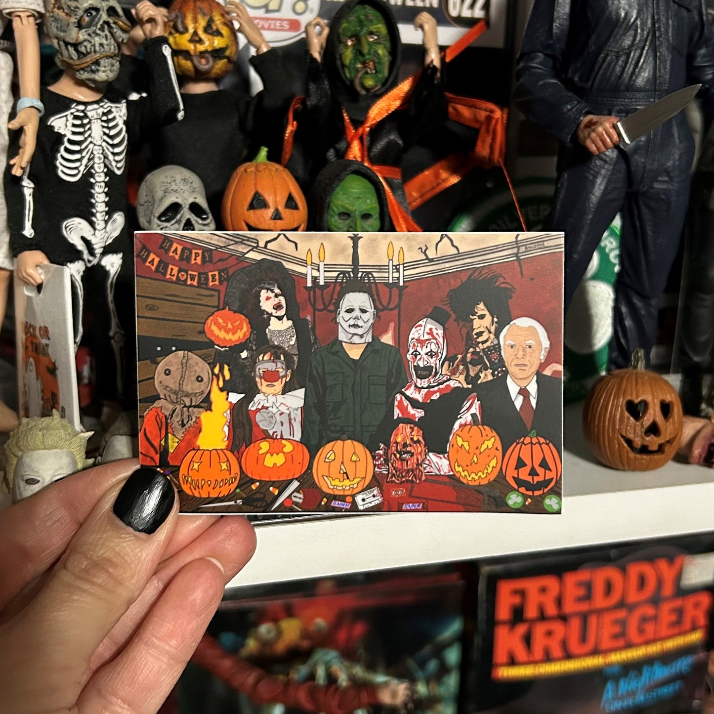 "Iconic Jack-O-Lanterns" Sticker