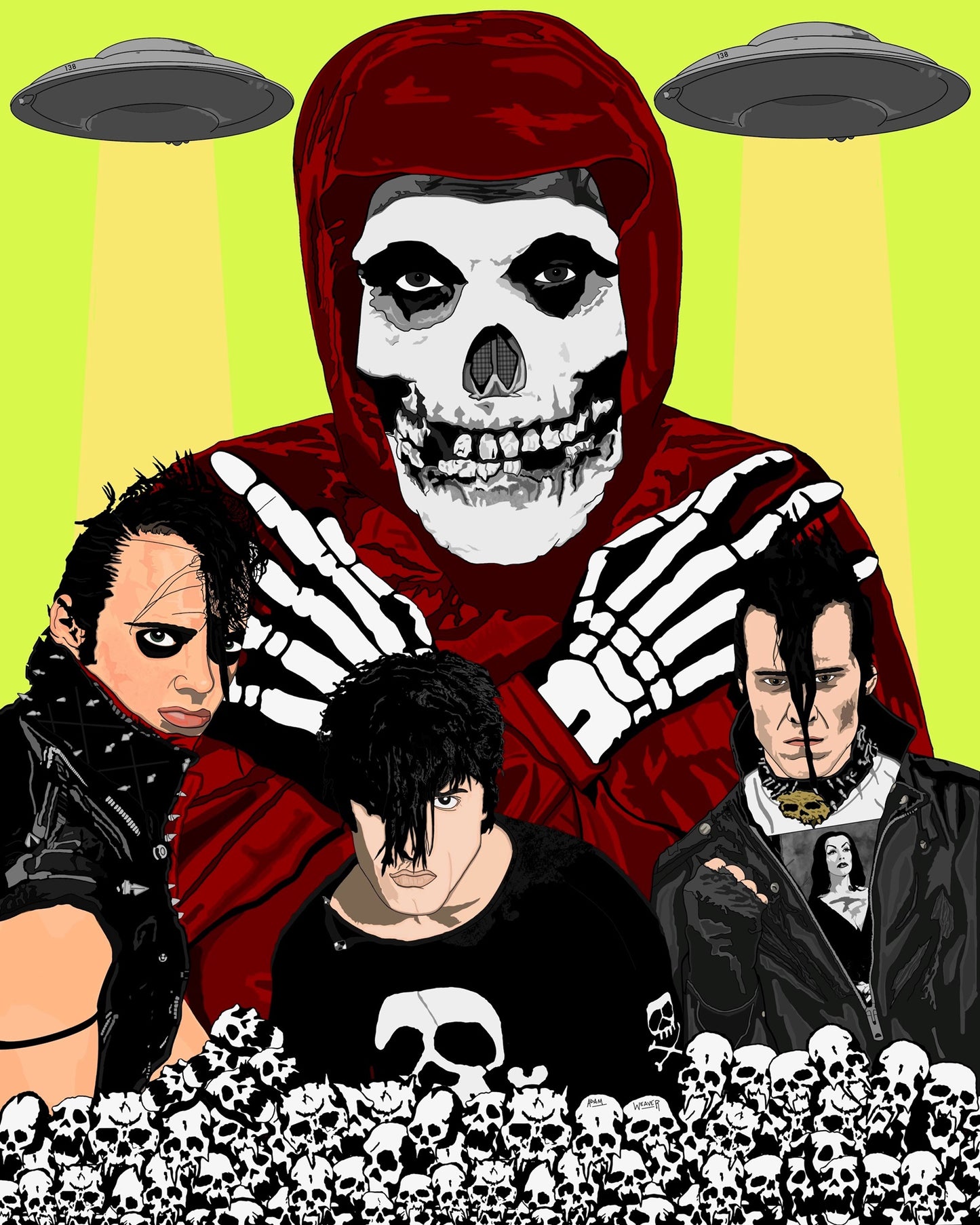 “Hate Breeders From Mars" 8x10 Art Print