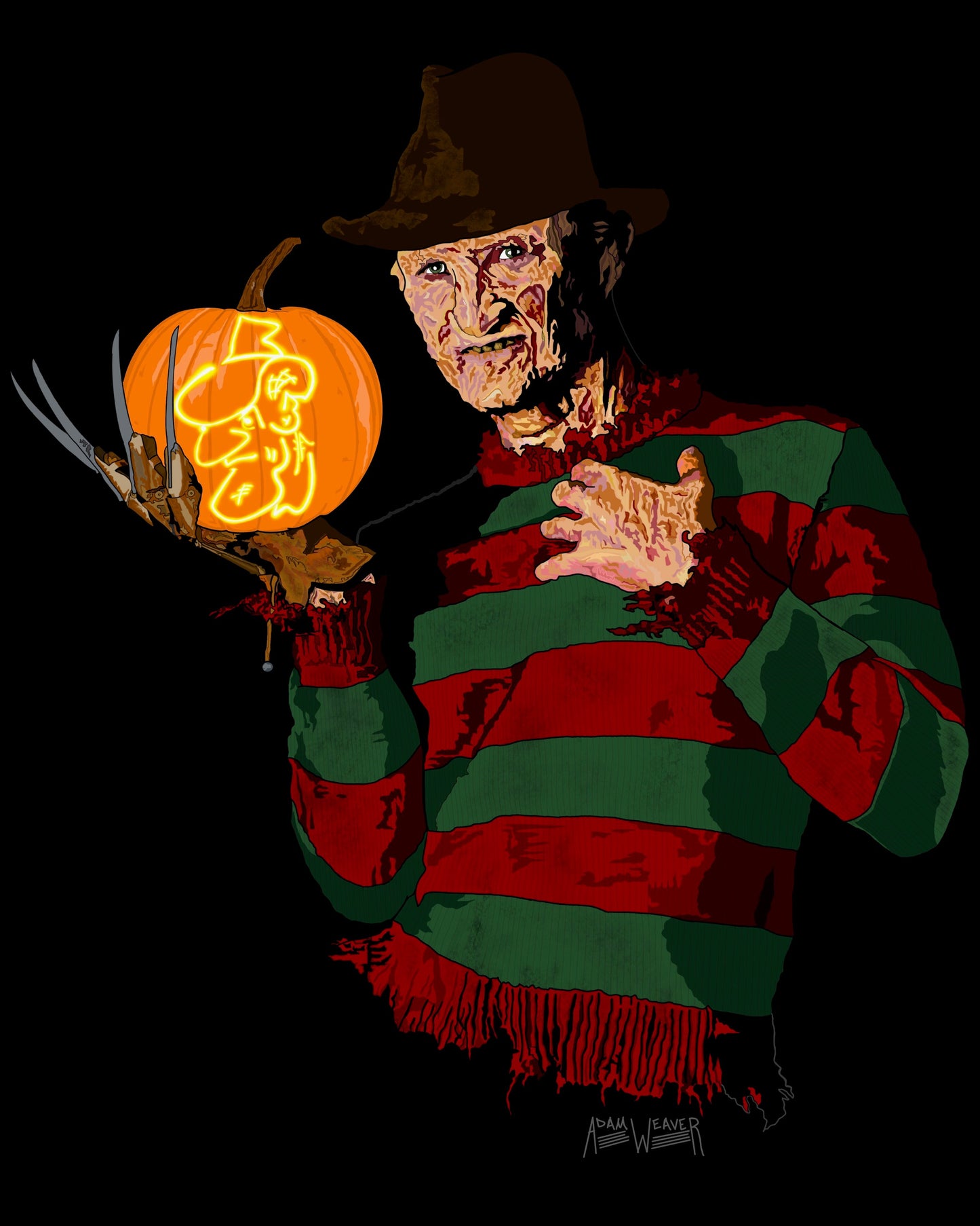 Trick or Treat Bitch 8x10 Art Print