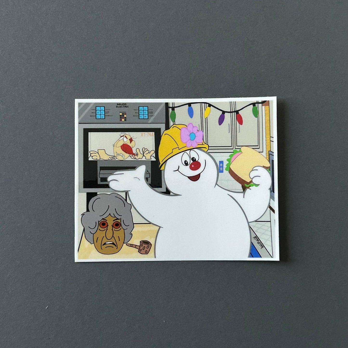 “Eat Up, Frosty!” Sticker