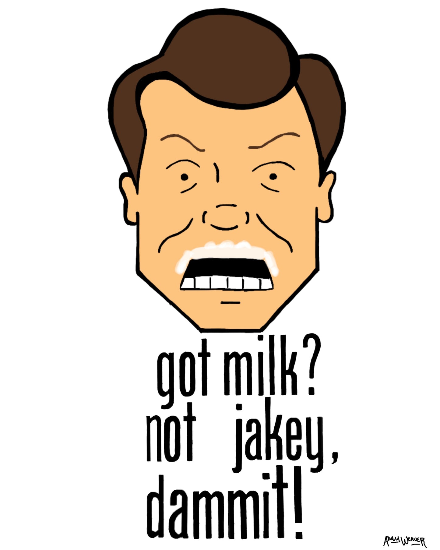 "Got Milk?" 8x10 Art Print