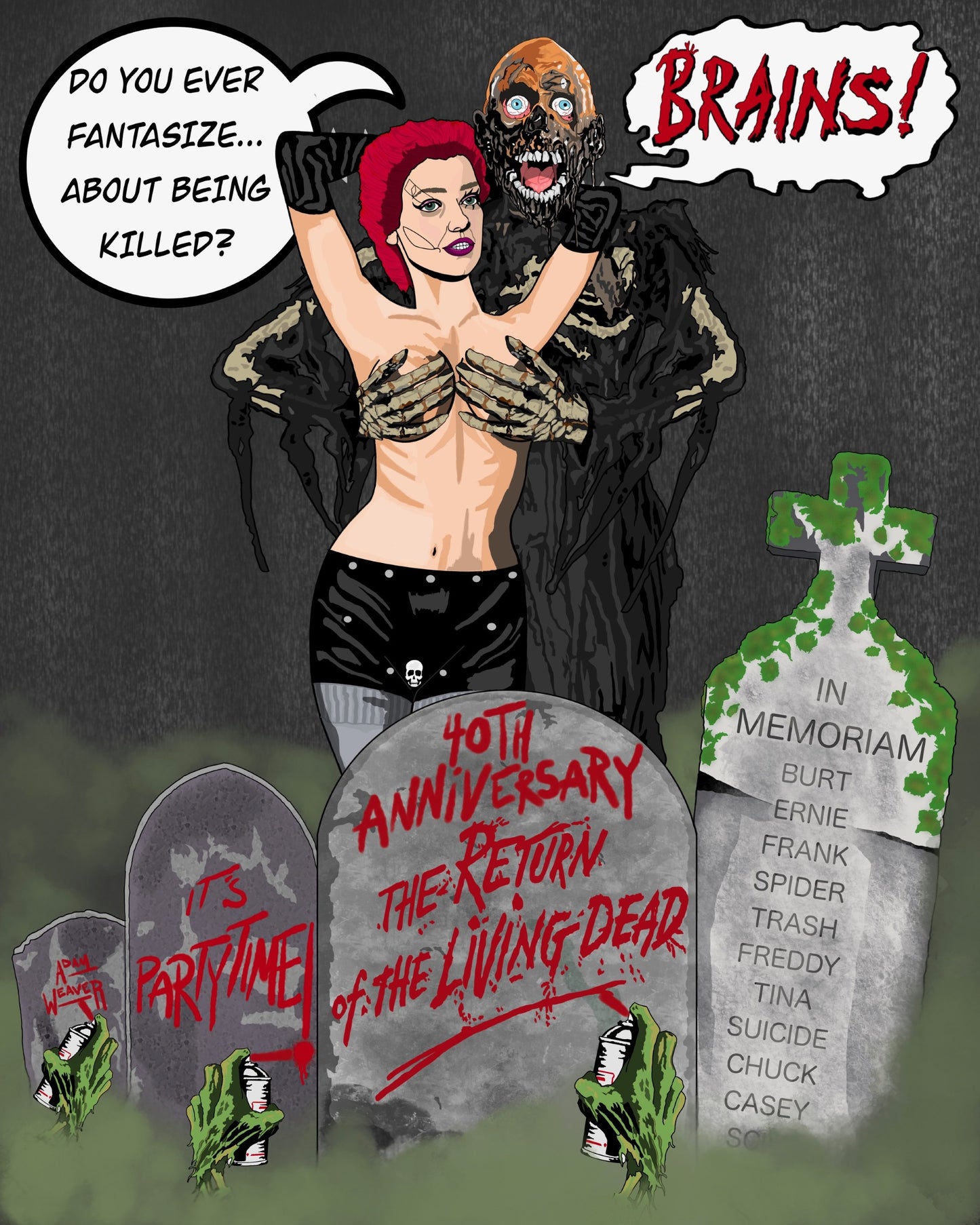 Limited Edition “Do You Want to Party?" 8x10 Art Print